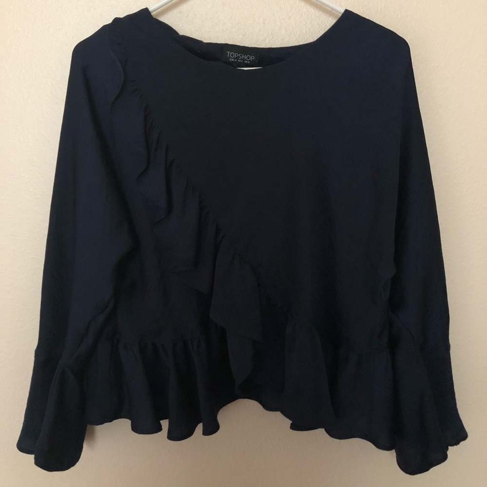 Topshop Ruffle Blouse